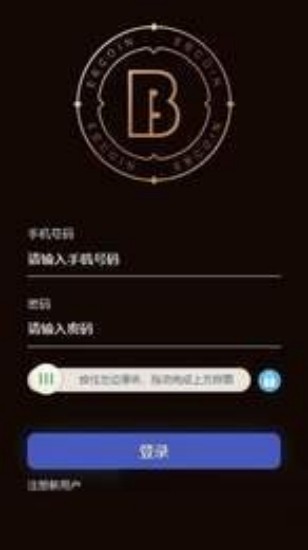 数字货币管理界面示意图
