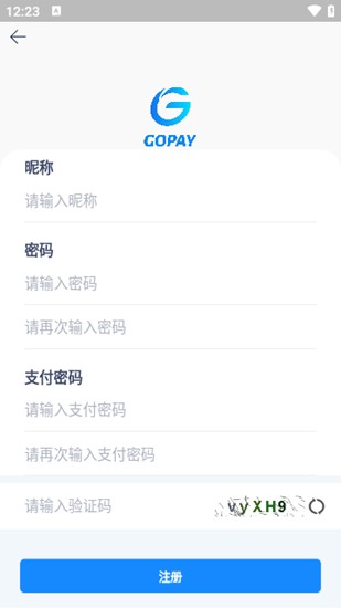 GoPay安卓版支付界面