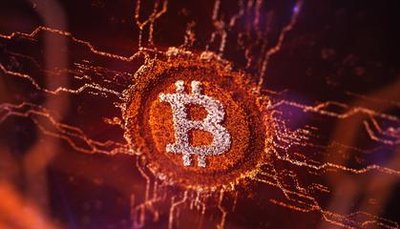 比特币矿机运行示意图