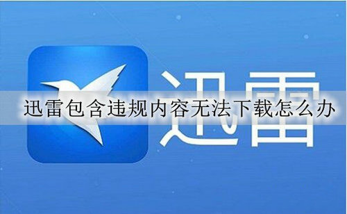 迅雷资源被屏蔽如何成功下载