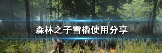 森林之子雪橇操作与获取全攻略