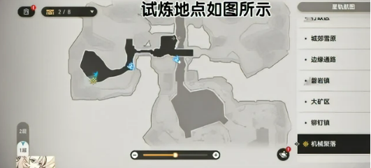 试炼场景布局图示