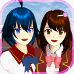 樱花校园紫色旗袍版校园生活自由探索v1.039.73 无限金币版