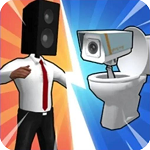 马桶人大战监控人无广告畅玩版v1.0 内置菜单版