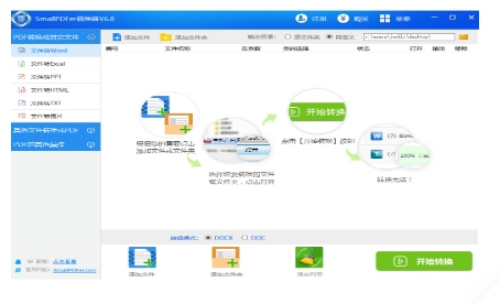SmallPDF操作界面示意图