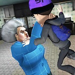 疯狂奶奶免费逃生挑战v1.6 无限金币版