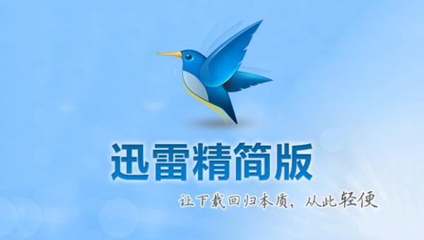 迅雷精简版操作界面
